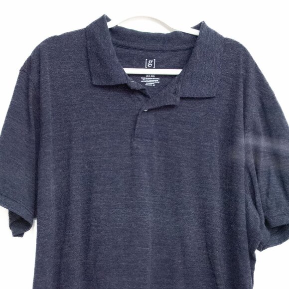 Mens George Navy Blue Polo Shirt Size 3XL Cotton Blend - Picture 4 of 8